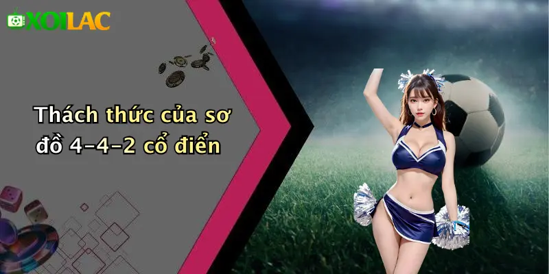 Chiến Thuật Bóng Đá 4-4-2 Cổ Điển: Lối Chơi Hiệu Quả 5 Thách thức của sơ đồ 4-4-2 cổ điển