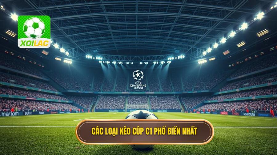 Các loại kèo phổ biến tại Cúp C1 bạn cần nắm vững